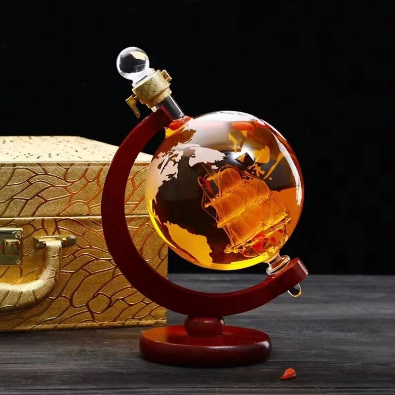 Wine Beer The Whiskey - Decantador Global Criativo, Dispensador de Whisky,