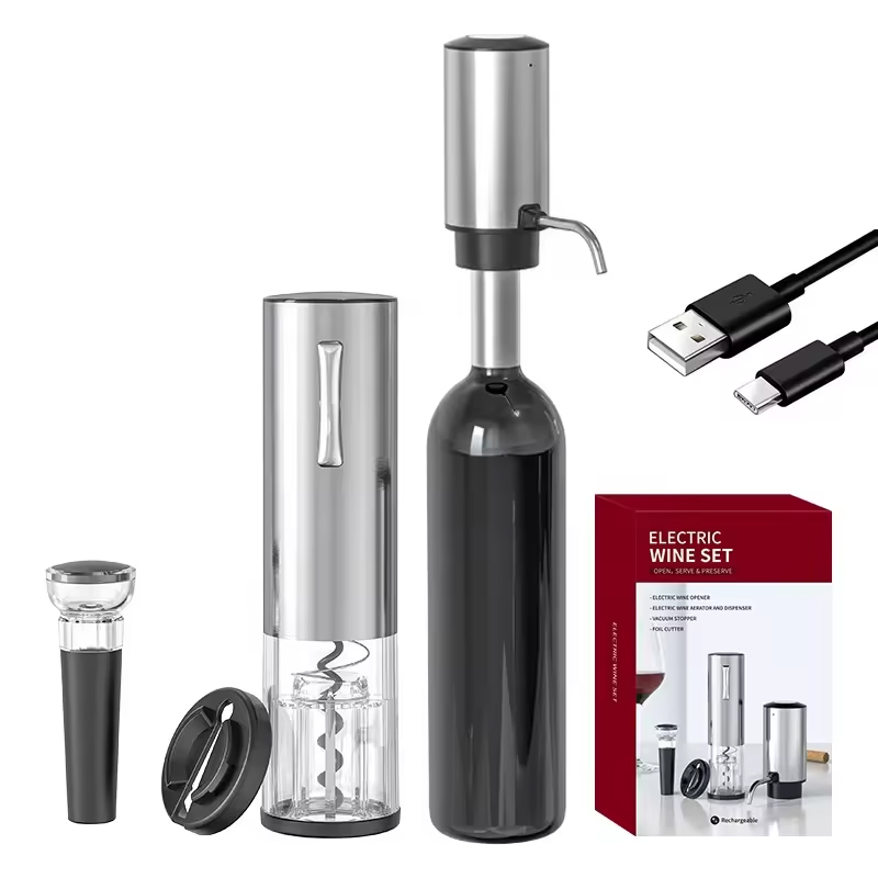 Bottle Stopper Set - 2024 novo design 4-em-1 conjunto de