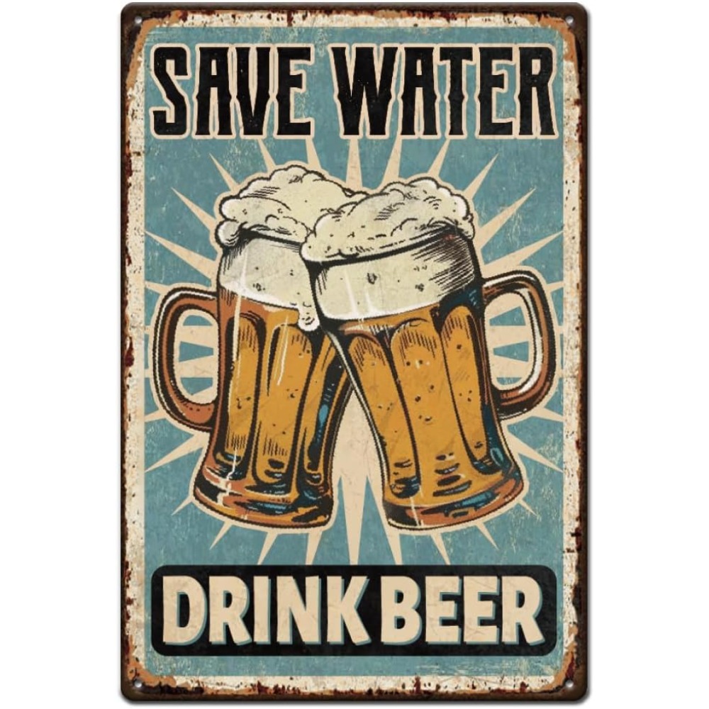 Wine Beer And Liquor - 1 pc cerveja sinal de metal