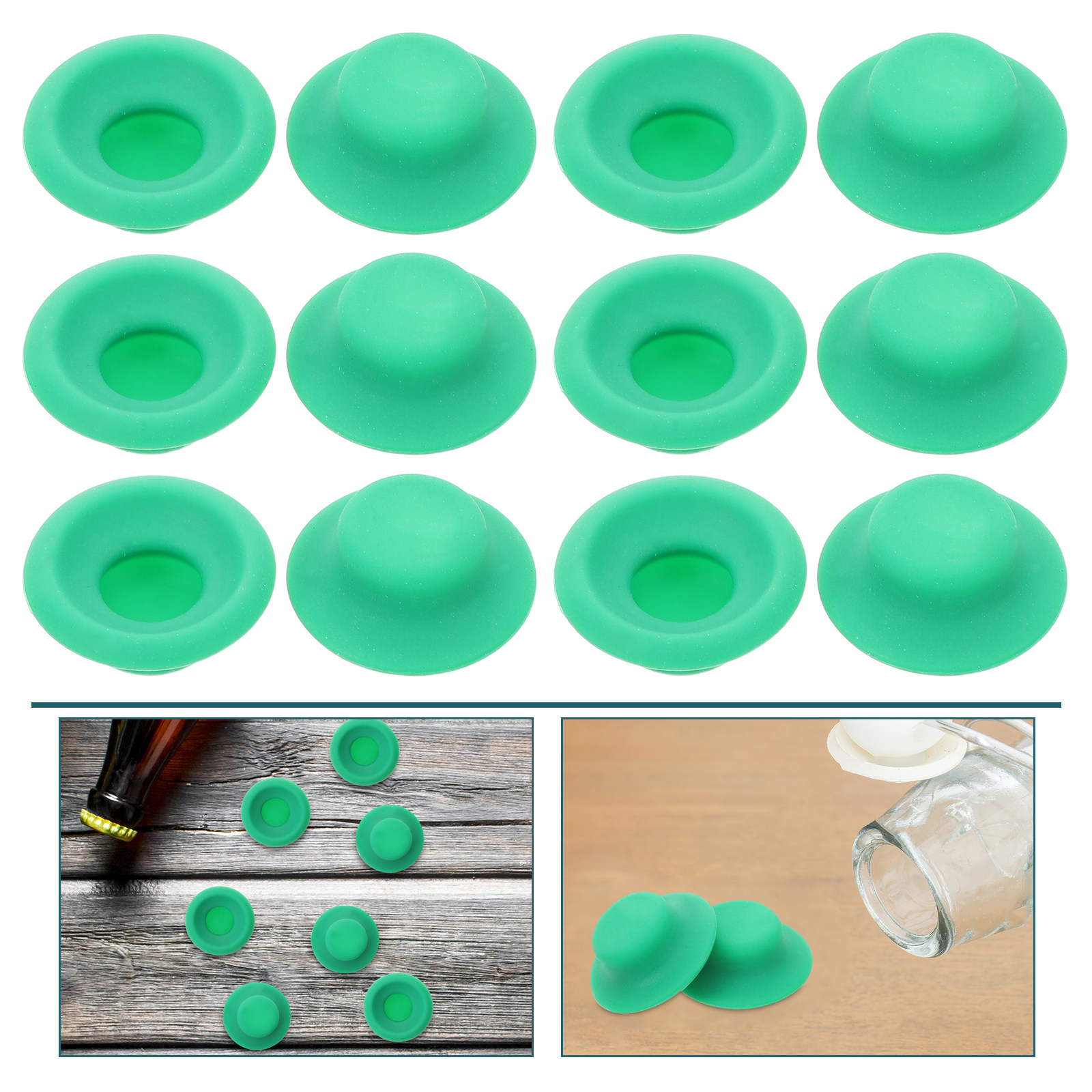 Bottle Stopper Set - 20 Peças de Juntas de Silicone