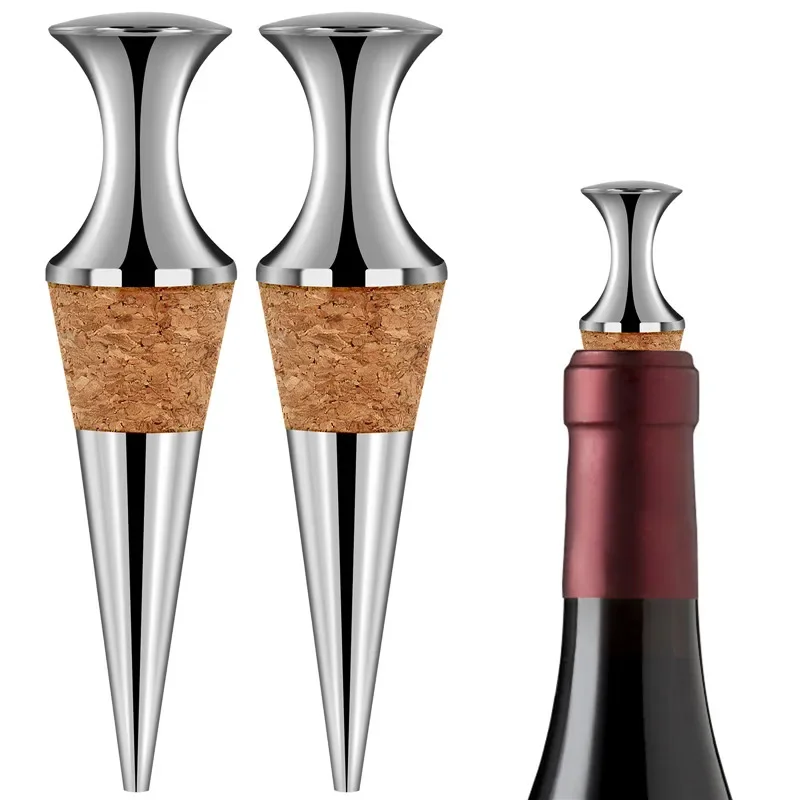Bottle Stopper Set - Conjunto de 2 Rolhas de Metal