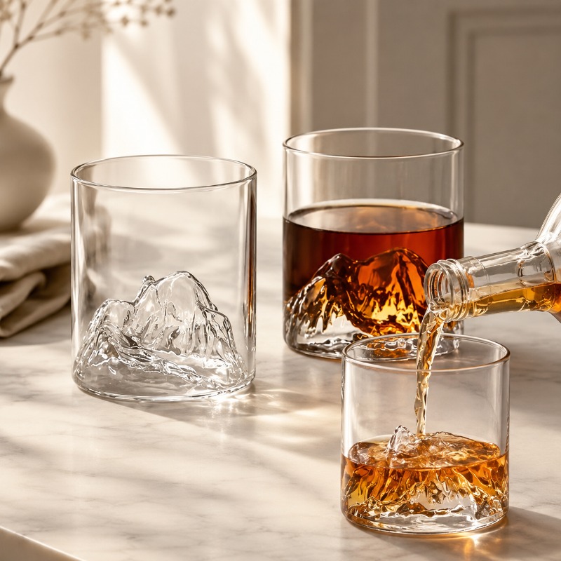 Wine Beer And Liquor - Copo de Uísque Guanshan Glacier Mountain: