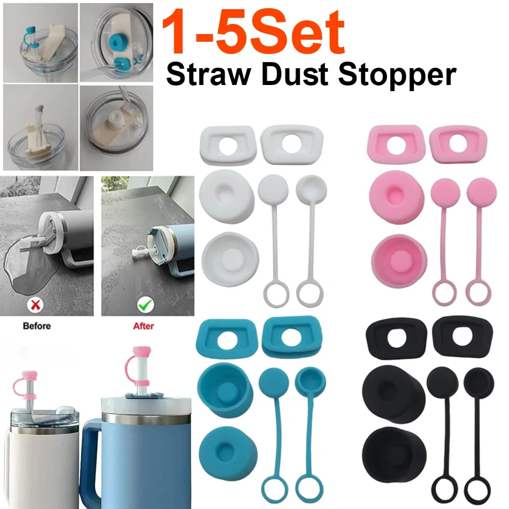 Bottle Stopper Set - Silicone Spill Proof Stopper Set para