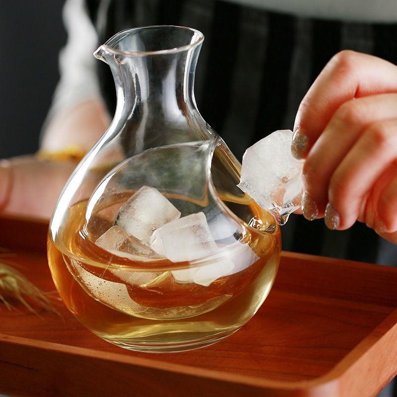 Wine Beer The Whiskey - Jarra de Cristal Transparente Sem Chumbo,
