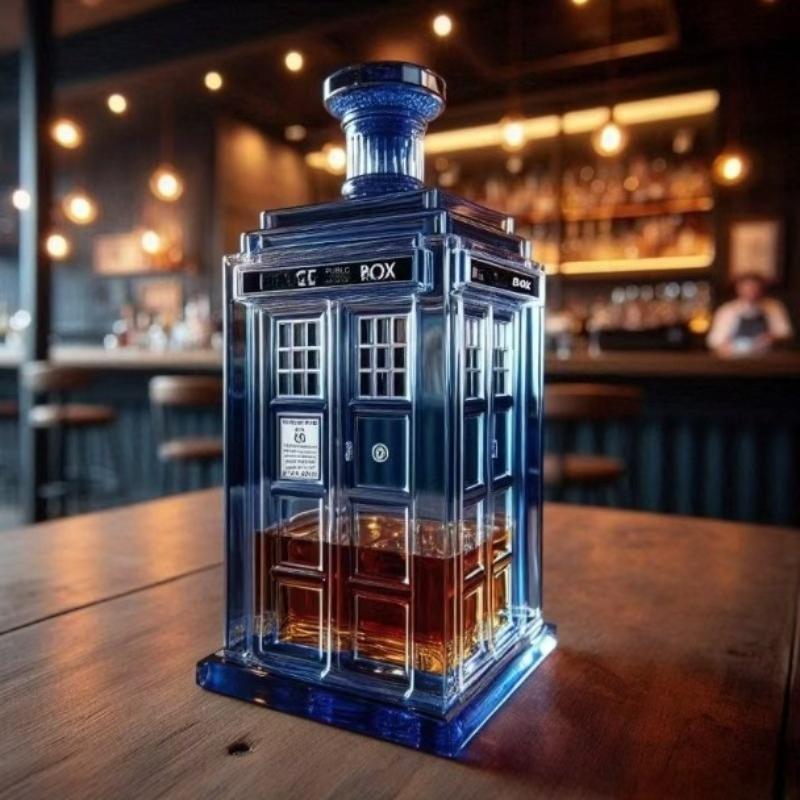 Wine Beer The Whiskey - Decantador Criativo em Formato de Cabine