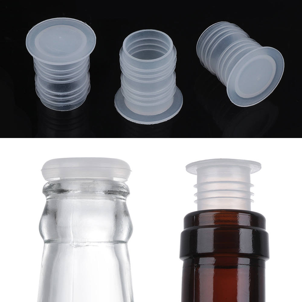 10 pçs/set novo plástico branc - Bottle Stopper Set avaliação e preço