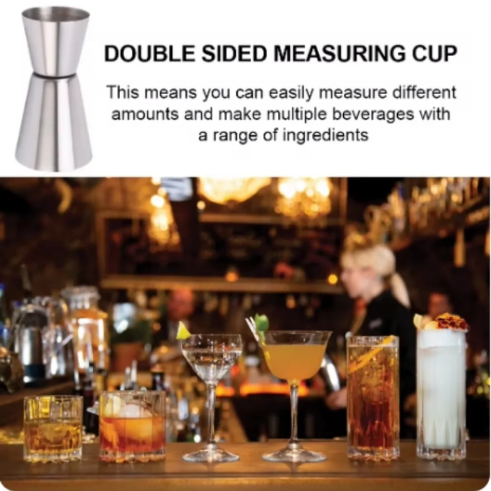 2 pçs 30/60ml cocktail vinho s - Spirit Measure Jigger avaliação e preço