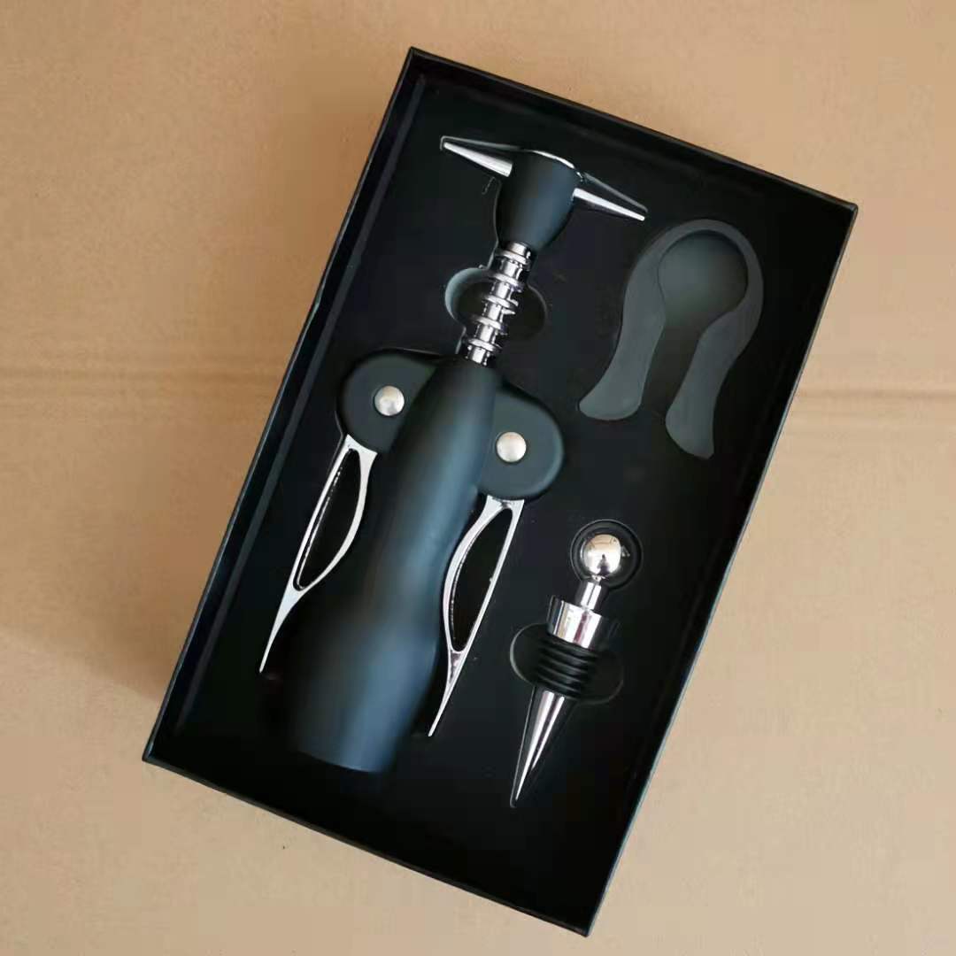 Pacote de presente vinho tinto - Bottle Stopper Set avaliação e preço