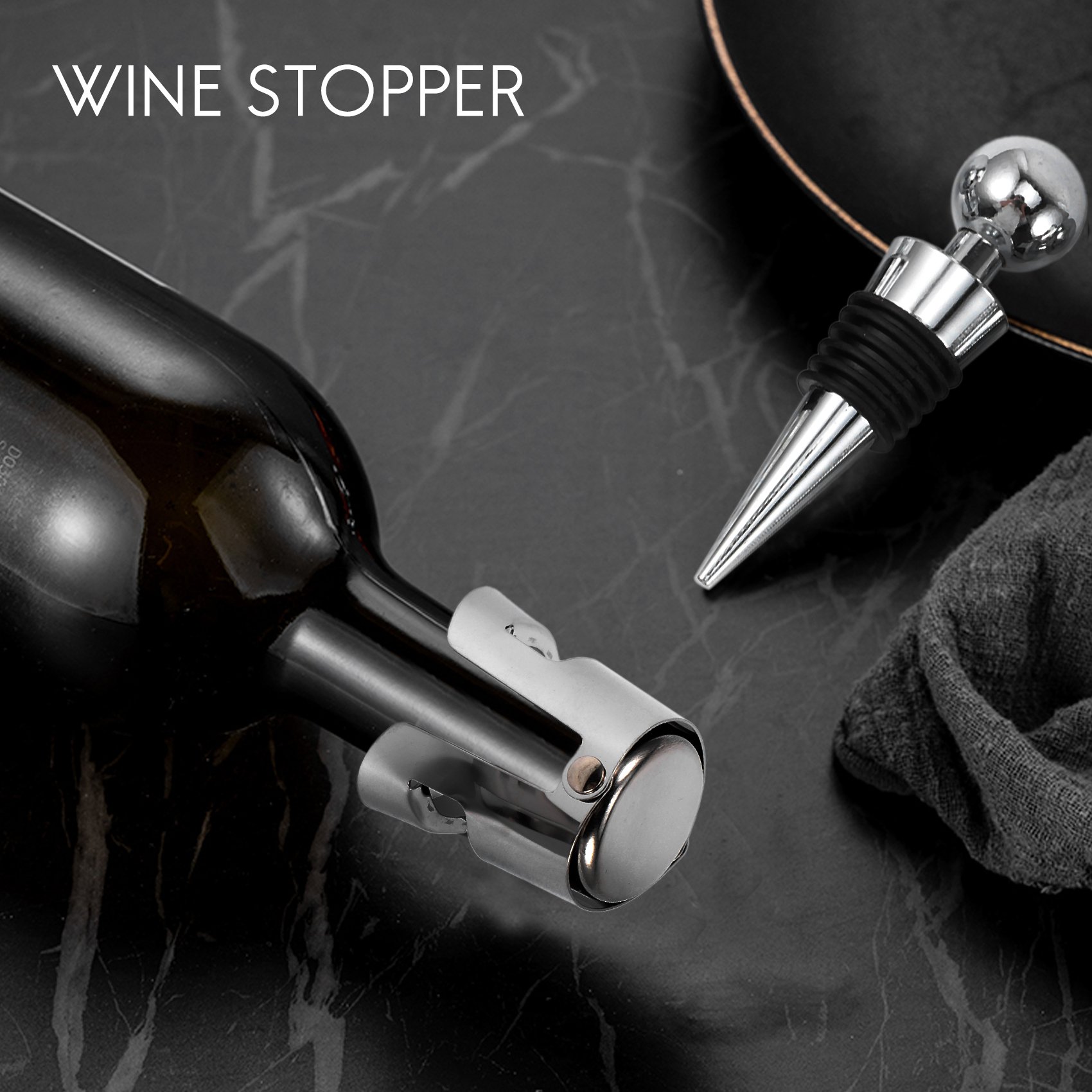 J1UL1N Rolha para garrafa de v - Wine Stopper Vacuum avaliação e preço