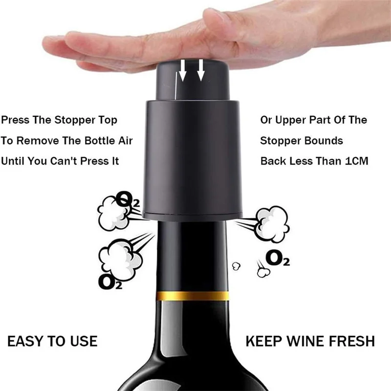 Preservador de vinho a vácuo c - Wine Stopper Vacuum avaliação e preço