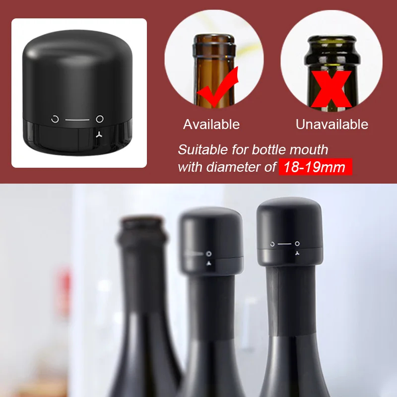 1/5 peças de tampa de garrafa  - Wine Stopper Vacuum avaliação e preço