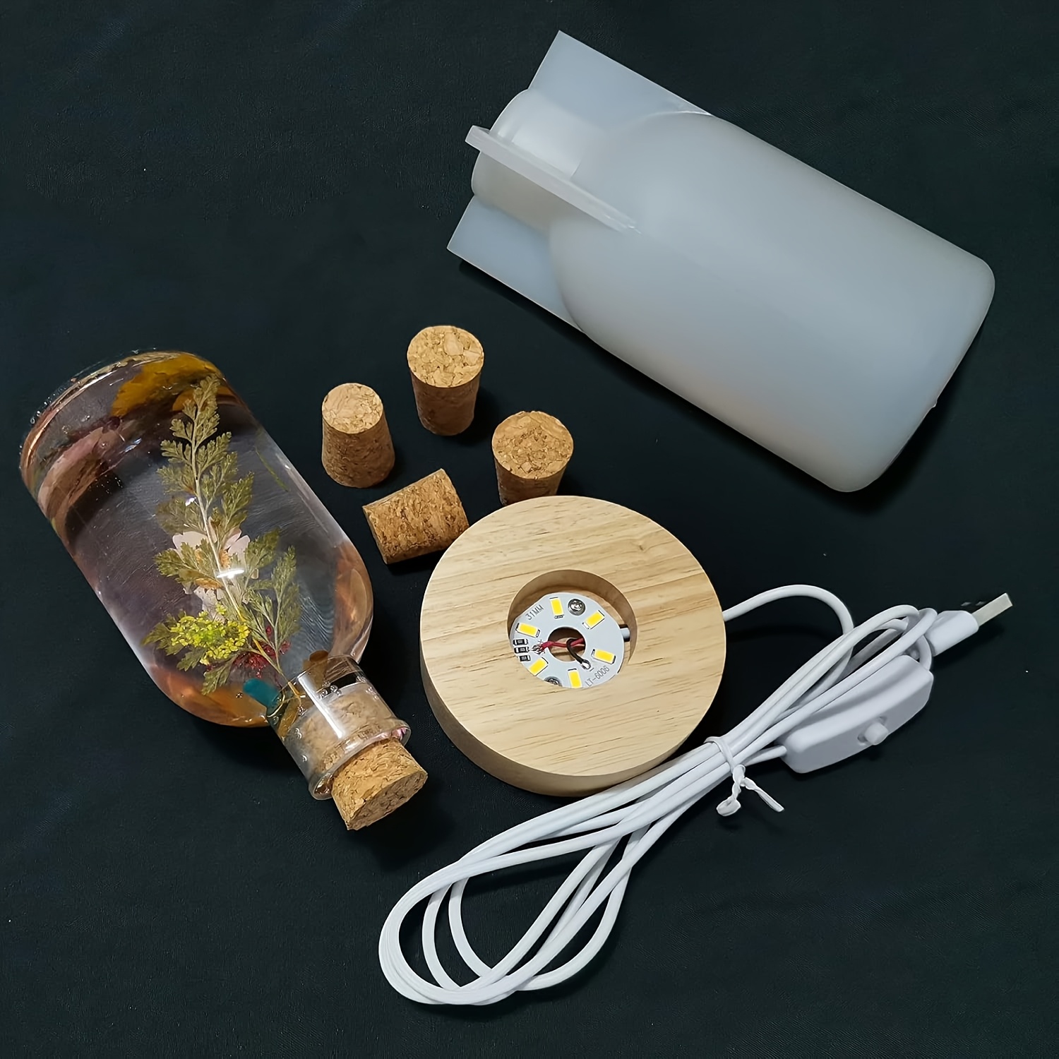 Conjunto de Moldes de Resina p - Bottle Stopper Set avaliação e preço