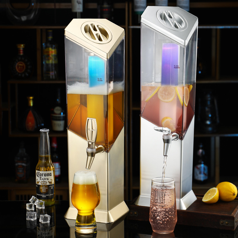 Canhão de vinho luminoso, barr - Wine Draft Beer avaliação e preço