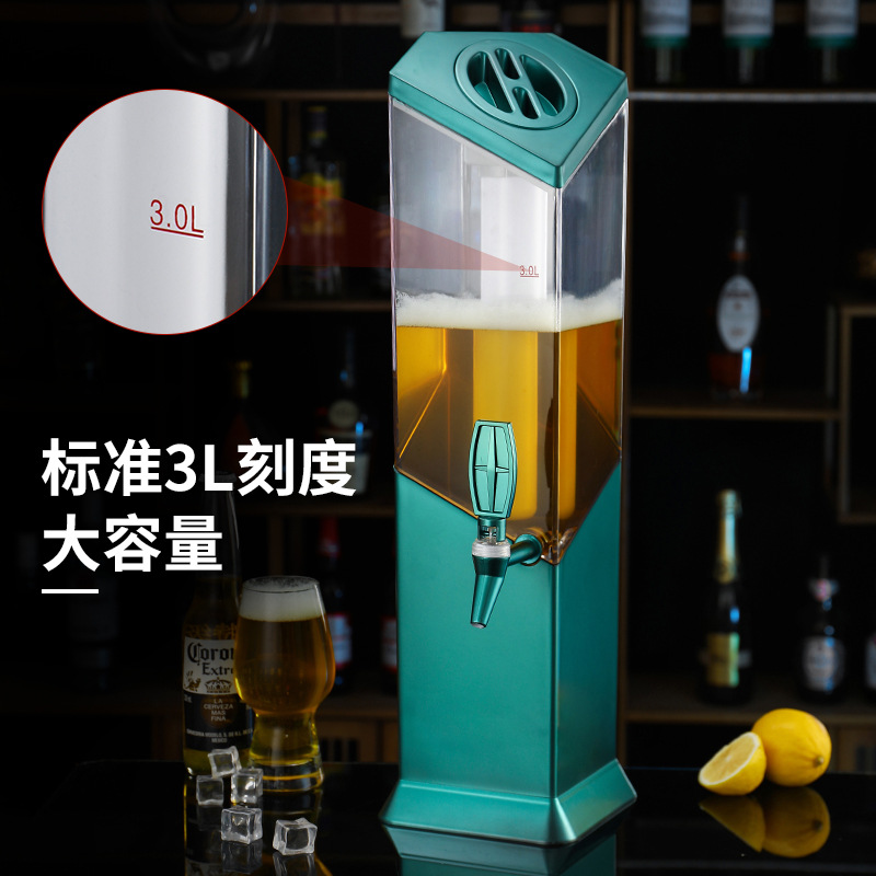 Canhão de vinho luminoso, barr - Wine Draft Beer avaliação e preço