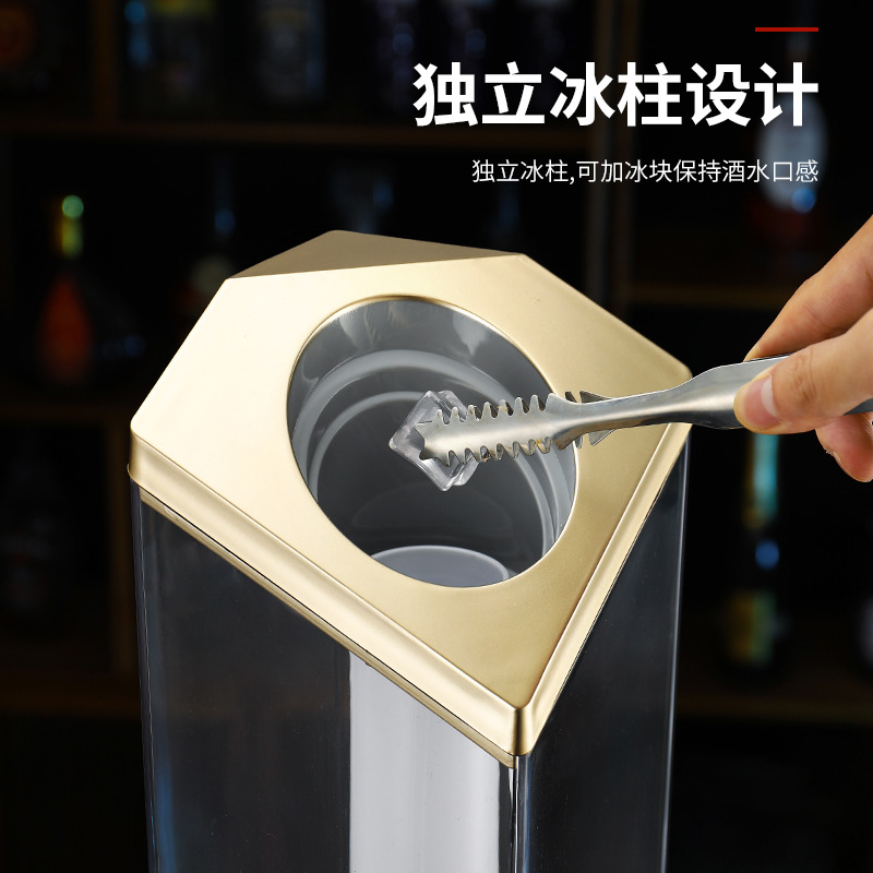 Canhão de vinho luminoso, barr - Wine Draft Beer avaliação e preço