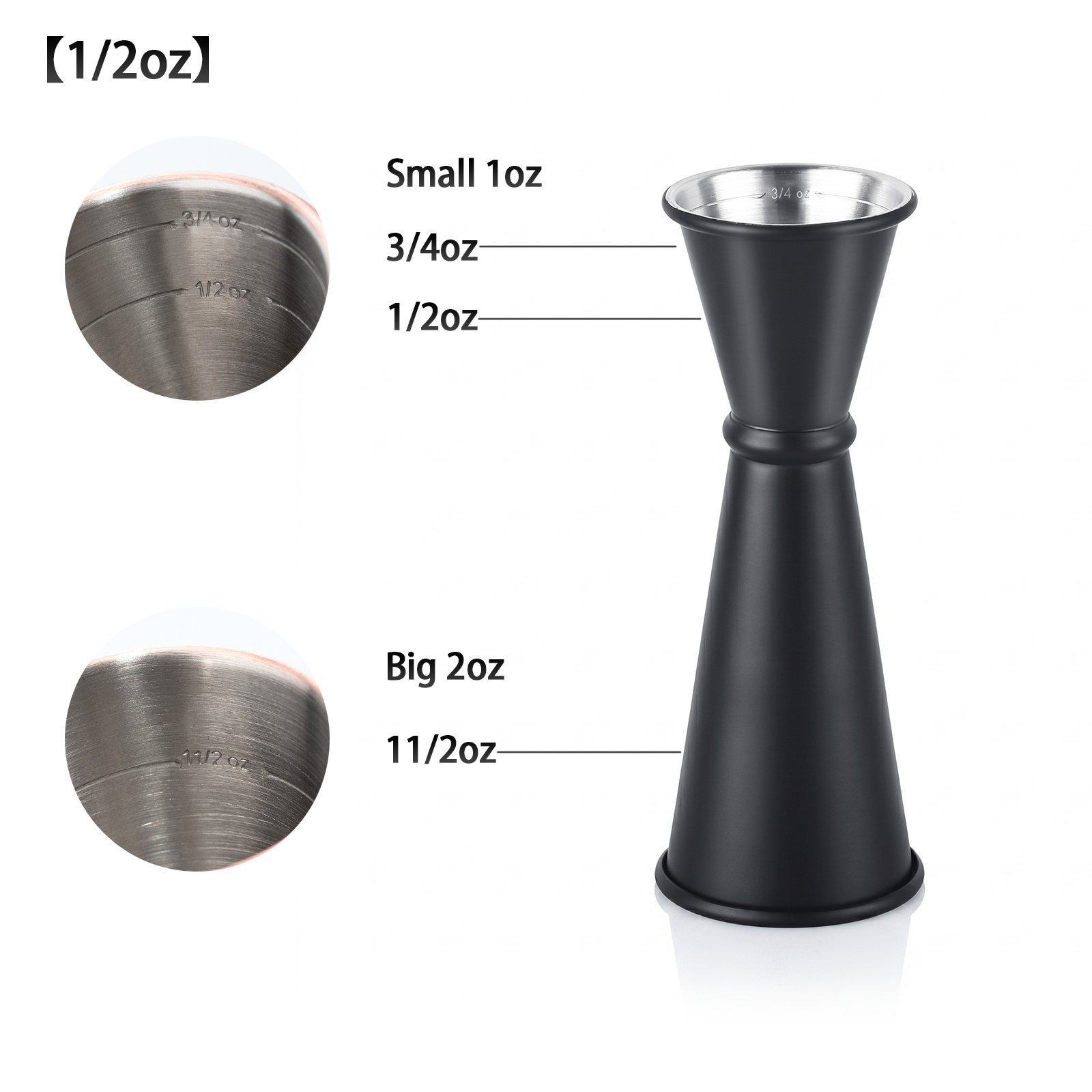 Copo Medidor de Aço Inoxidável - Spirit Measure Jigger avaliação e preço