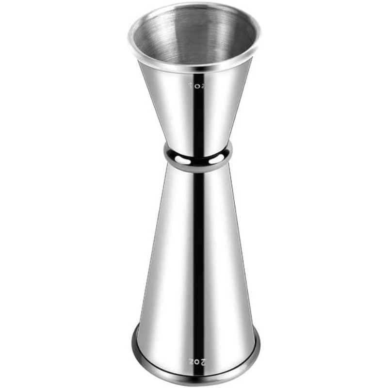 Aço inoxidável 30/60ml cocktai - Spirit Measure Jigger avaliação e preço