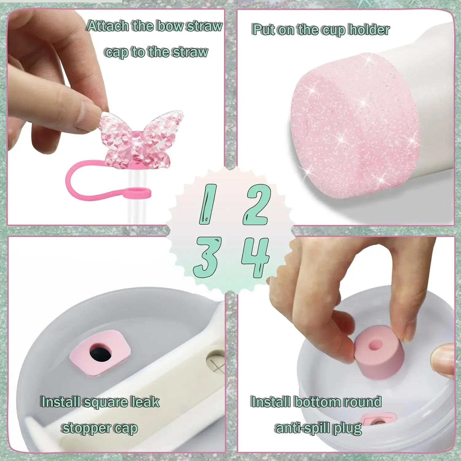 8 pçs conjunto de acessórios d - Bottle Stopper Set avaliação e preço
