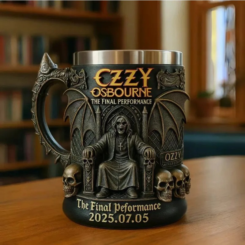 Halloween 3d resina ozzy canec - Wine Beer And Liquor avaliação e preço