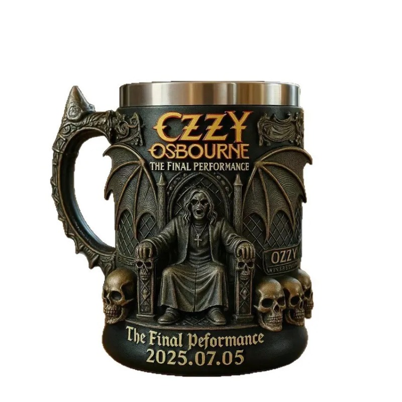 Halloween 3d resina ozzy canec - Wine Beer And Liquor avaliação e preço
