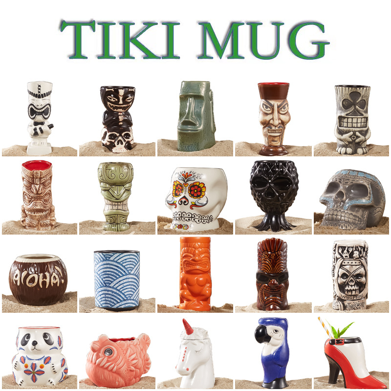 Canecas Tiki de Cerâmica McKay - Wine Beer Type avaliação e preço