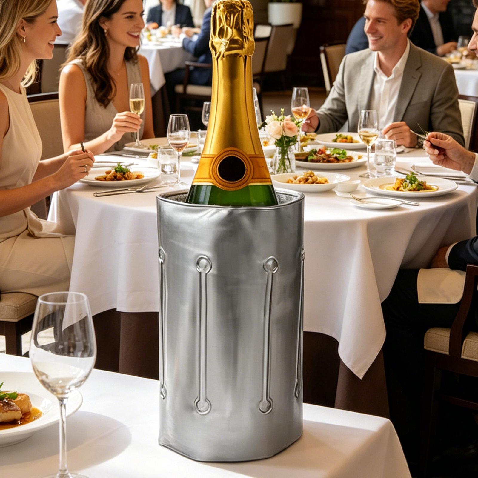Capa Térmica Flexível Reutiliz - Wine Chiller Sleeve avaliação e preço