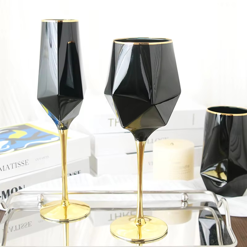 Taça de vidro de vinho com bor - Wine Beer The Whiskey avaliação e preço