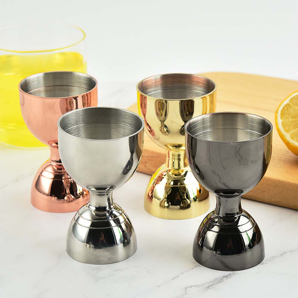 Aço inoxidável cocktail shaker - Spirit Measure Jigger avaliação e preço
