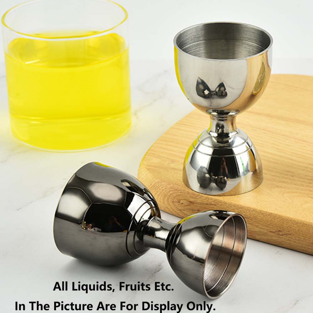 Aço inoxidável cocktail shaker - Spirit Measure Jigger avaliação e preço