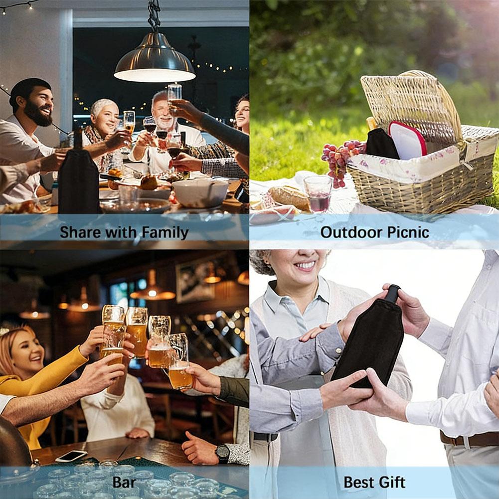 Suporte Térmico para Vinho, Bo - Wine Chiller Sleeve avaliação e preço