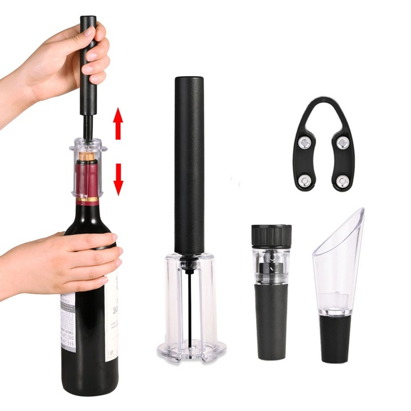 Bomba de ar abridor de garrafa - Wine Stopper Vacuum avaliação e preço