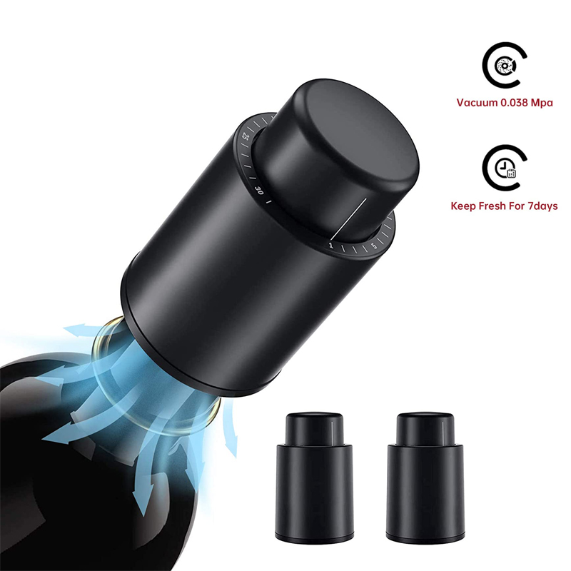 LMETJMA Rolhas de garrafa de v - Wine Stopper Vacuum avaliação e preço