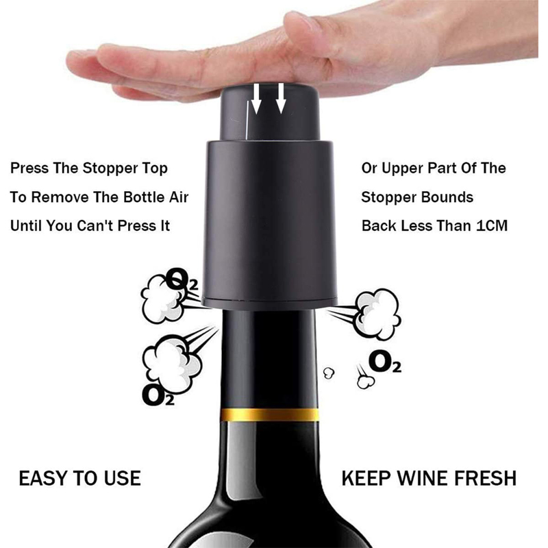 LMETJMA Rolhas de garrafa de v - Wine Stopper Vacuum avaliação e preço